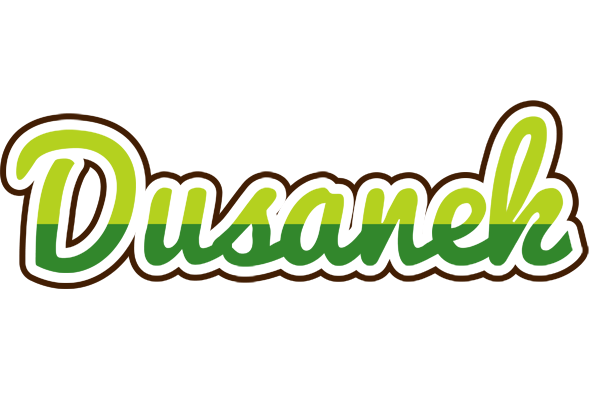 Dusanek golfing logo