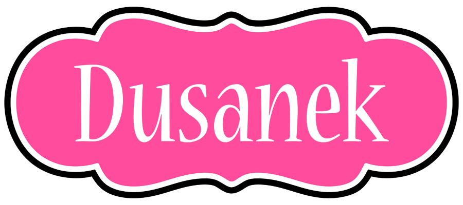 Dusanek invitation logo