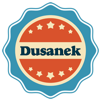 Dusanek labels logo