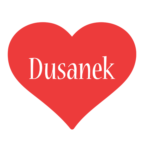 Dusanek love logo