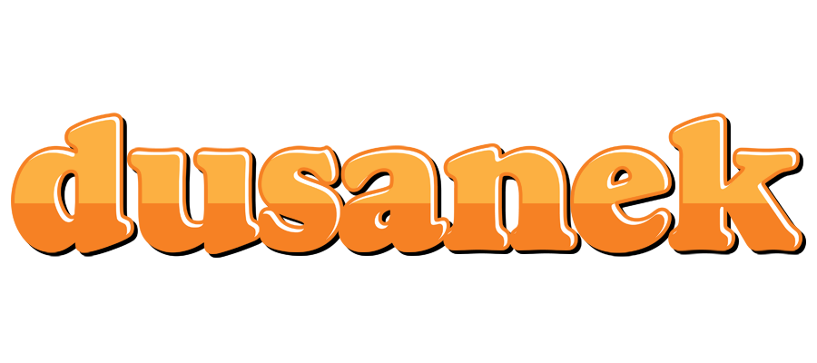 Dusanek orange logo
