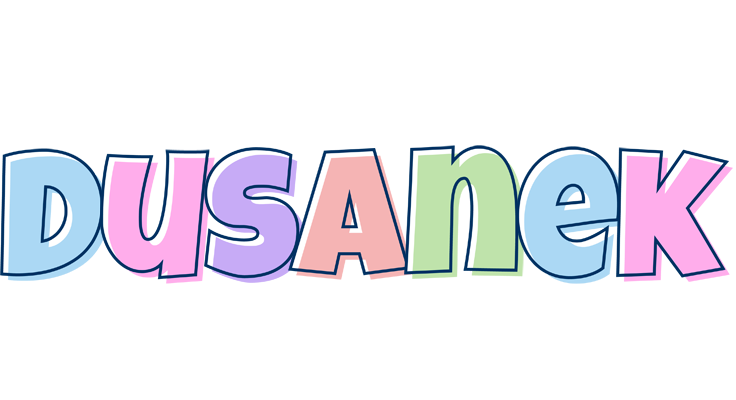 Dusanek pastel logo