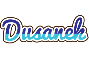 Dusanek raining logo