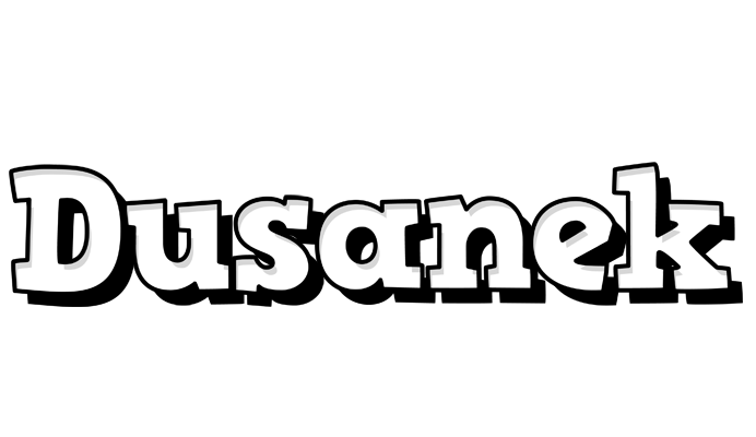 Dusanek snowing logo