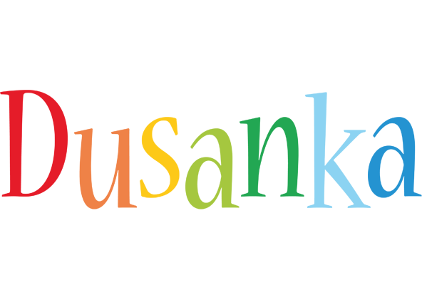 Dusanka birthday logo