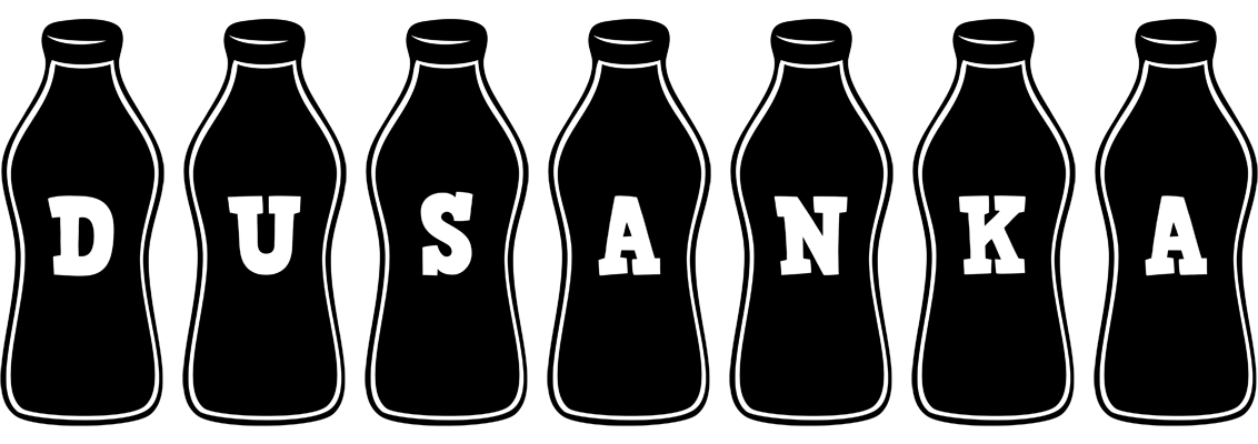 Dusanka bottle logo