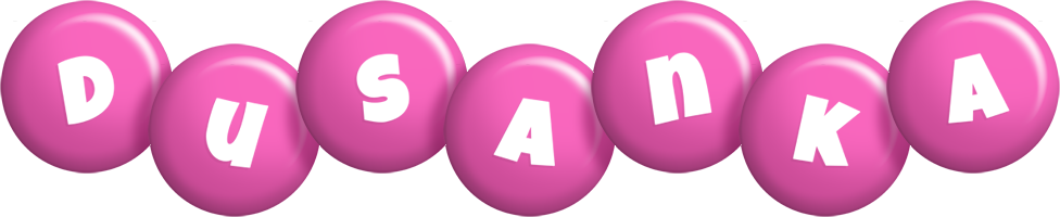 Dusanka candy-pink logo