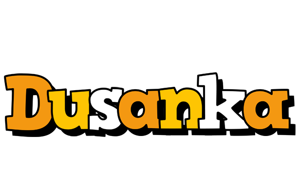 Dusanka cartoon logo