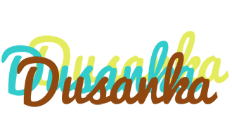 Dusanka cupcake logo