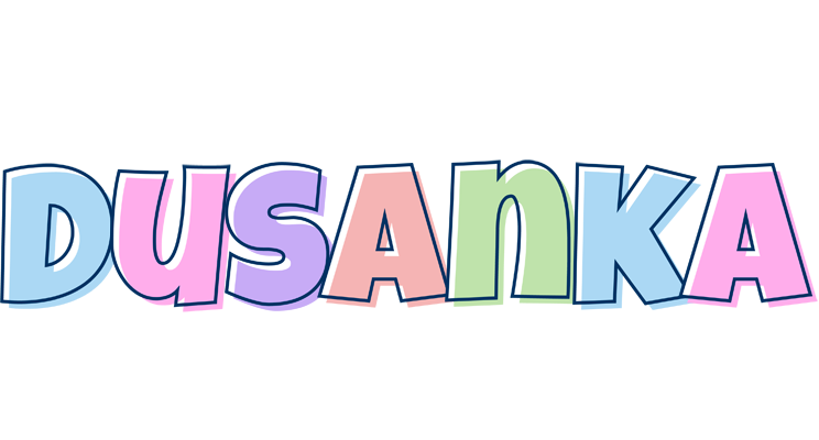 Dusanka pastel logo
