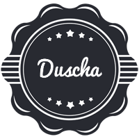 Duscha badge logo