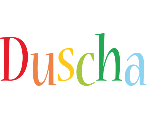 Duscha birthday logo