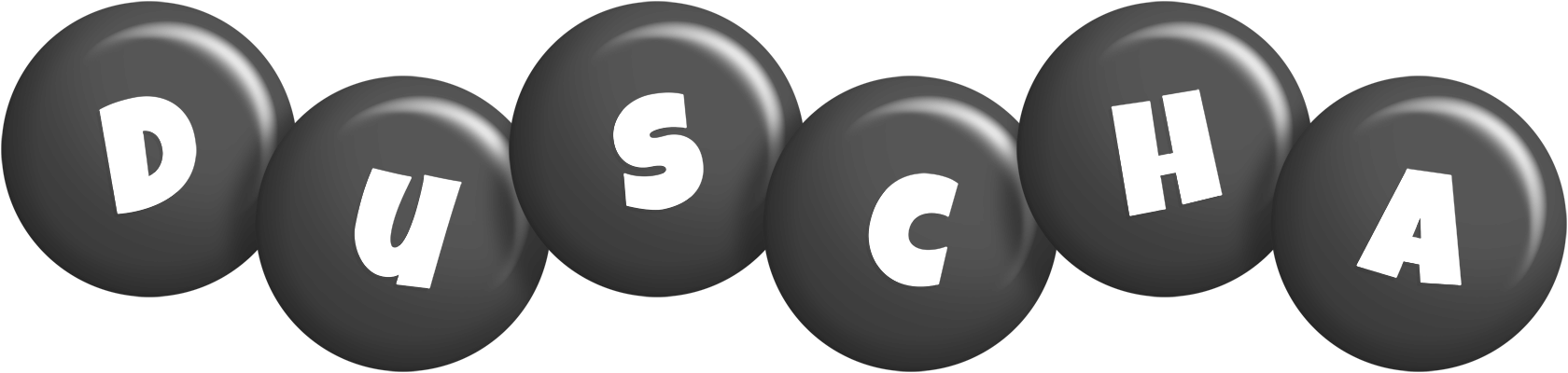 Duscha candy-black logo