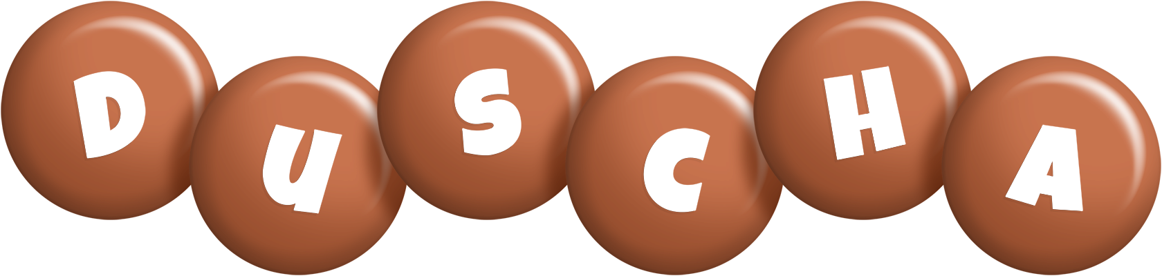 Duscha candy-brown logo