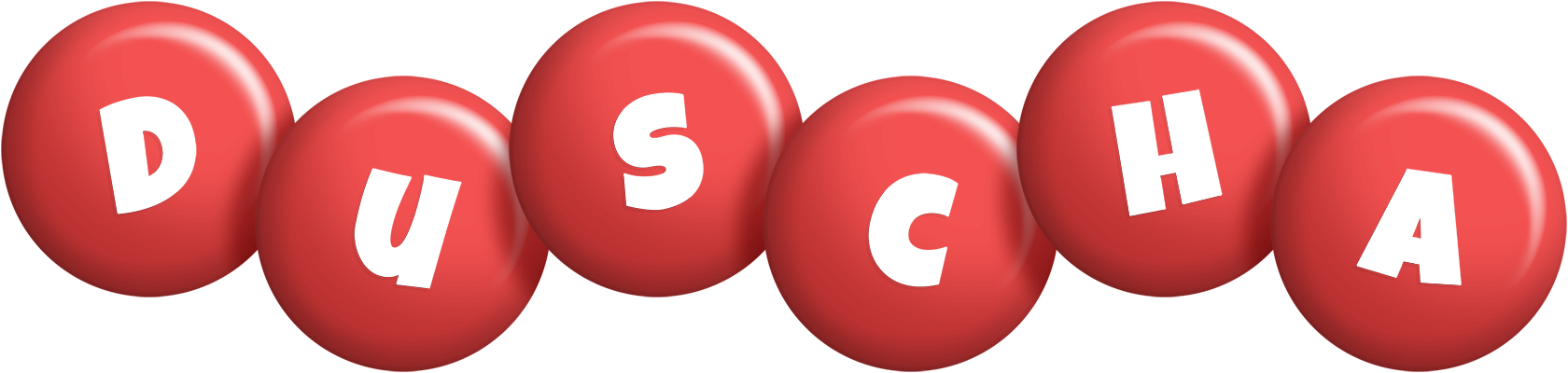 Duscha candy-red logo