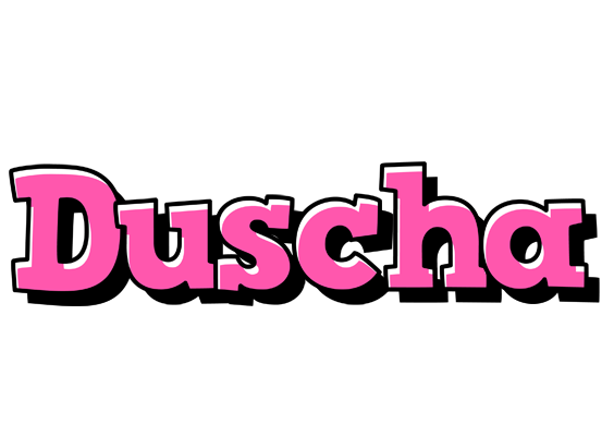 Duscha girlish logo