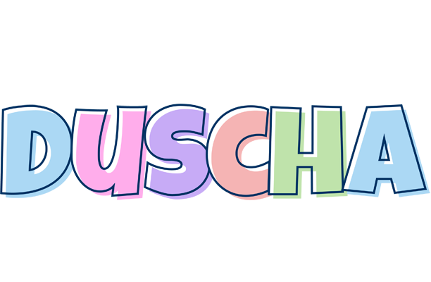 Duscha pastel logo