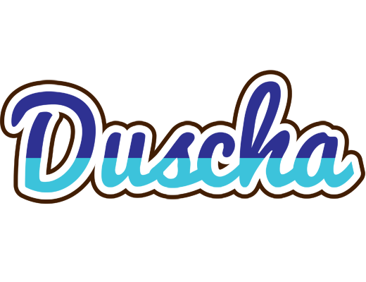 Duscha raining logo