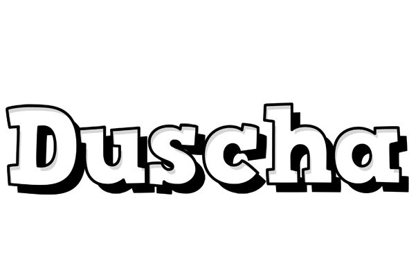 Duscha snowing logo