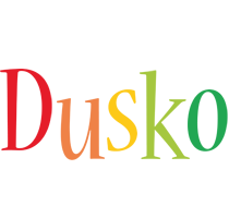 Dusko birthday logo