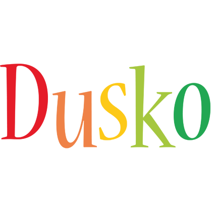 Dusko birthday logo