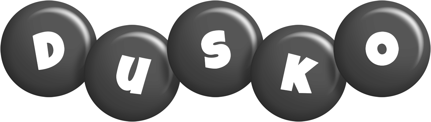 Dusko candy-black logo