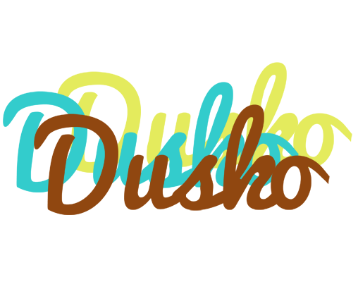Dusko cupcake logo