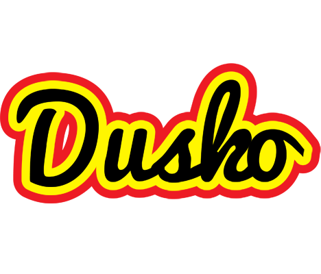 Dusko flaming logo