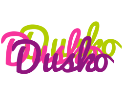 Dusko flowers logo