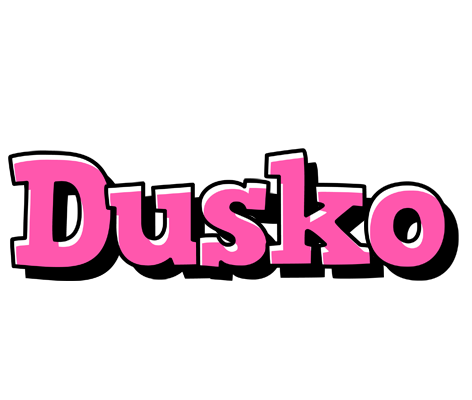 Dusko girlish logo