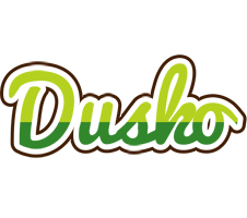 Dusko golfing logo