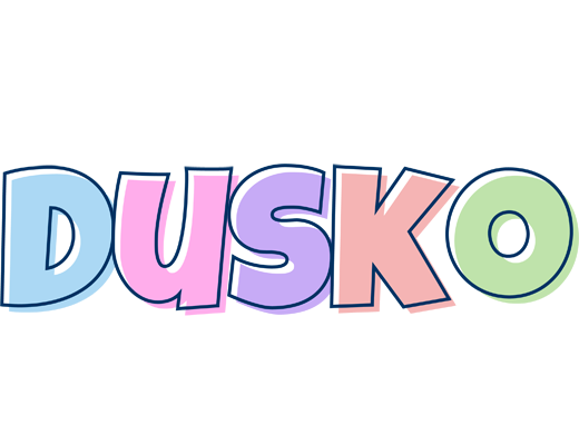 Dusko pastel logo
