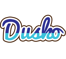 Dusko raining logo