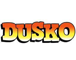 Dusko sunset logo