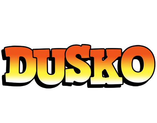 Dusko sunset logo