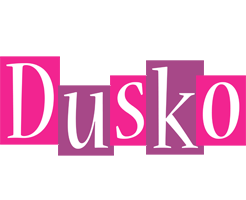 Dusko whine logo