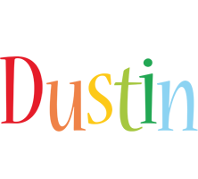 Dustin birthday logo