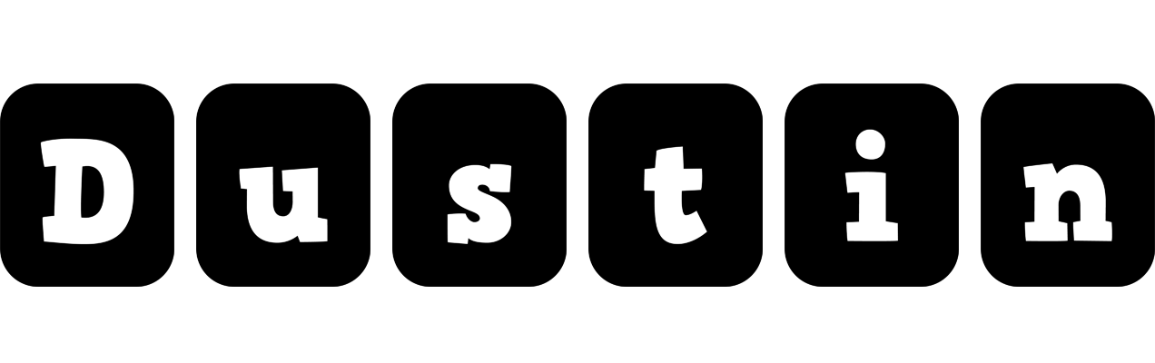 Dustin box logo