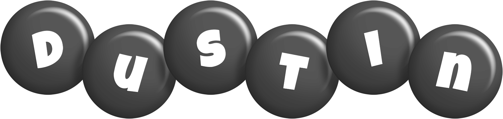 Dustin candy-black logo