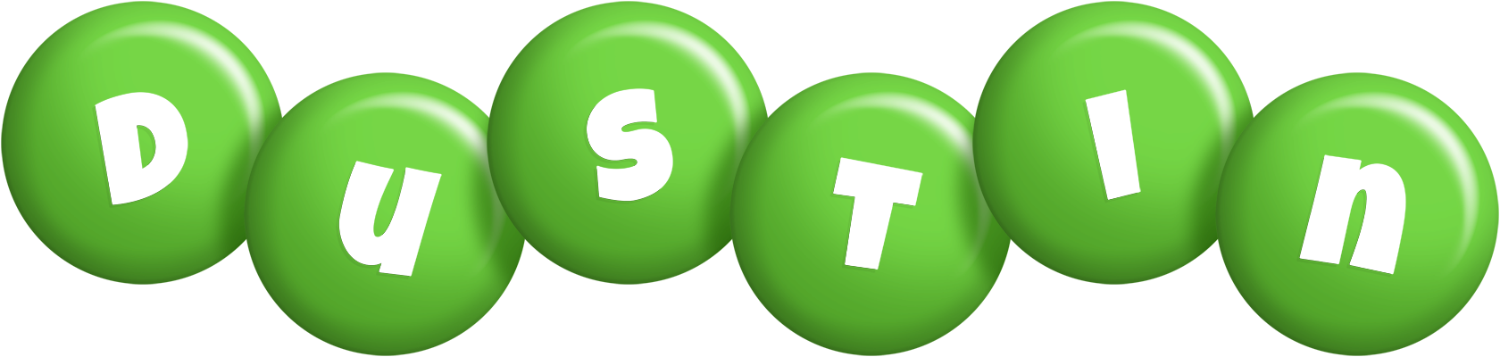 Dustin candy-green logo