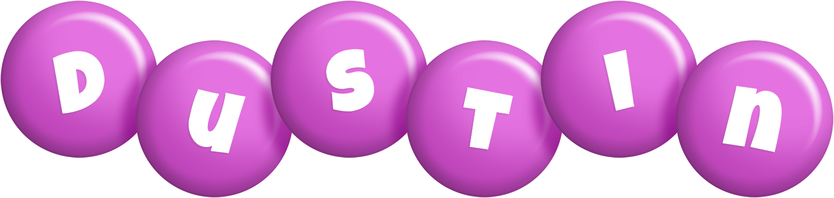 Dustin candy-purple logo