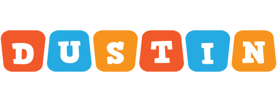 Dustin comics logo