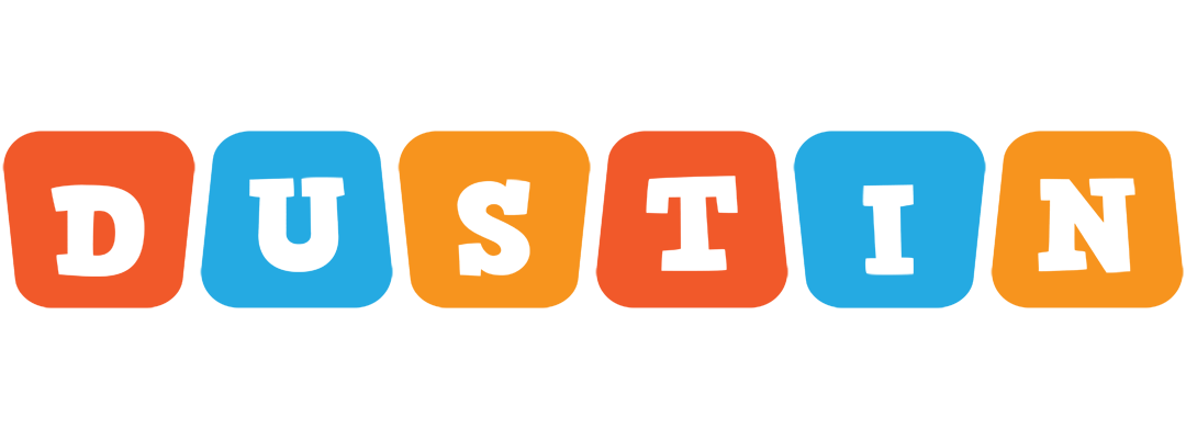 Dustin comics logo
