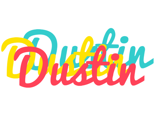 Dustin disco logo