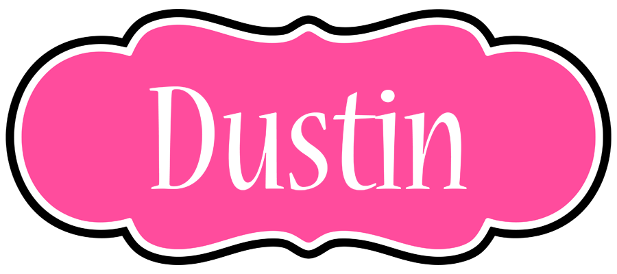 Dustin invitation logo