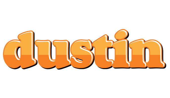 Dustin orange logo
