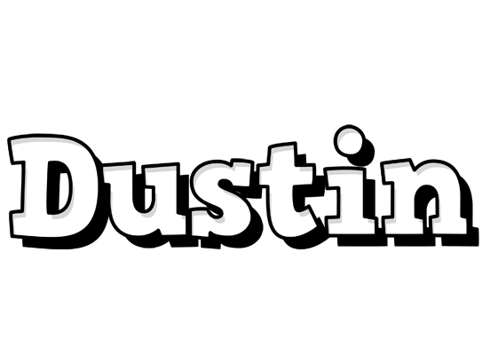 Dustin snowing logo