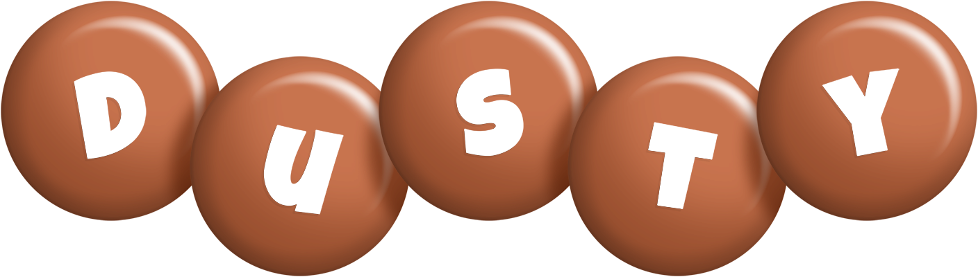 Dusty candy-brown logo