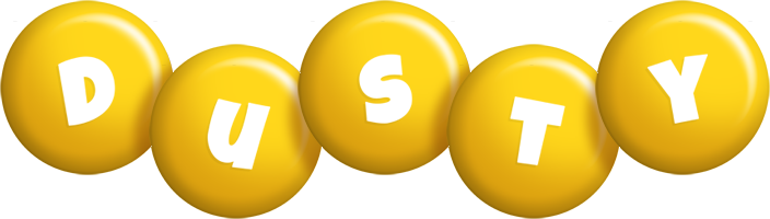 Dusty candy-yellow logo