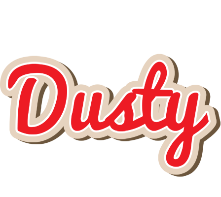 Dusty chocolate logo